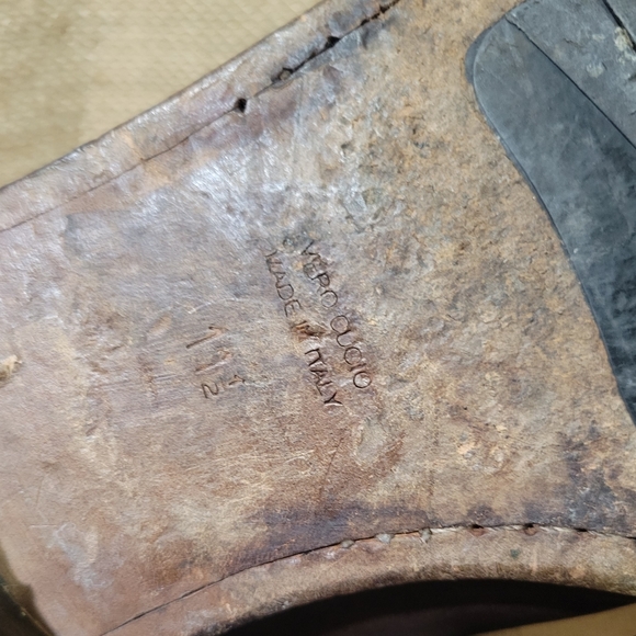 Kenneth Cole Brown Leather Rebound Lace up boot size 11.5 Made In Italy - Picture 10 of 13